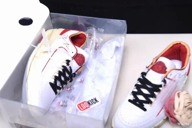 Rep TBK Low Red SP Retro White 2 Off-White Jordan DJ4375-106 0427